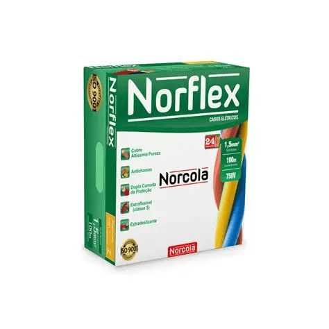CABO NORFLEX 1,5MM BC 100MT NORCOLA