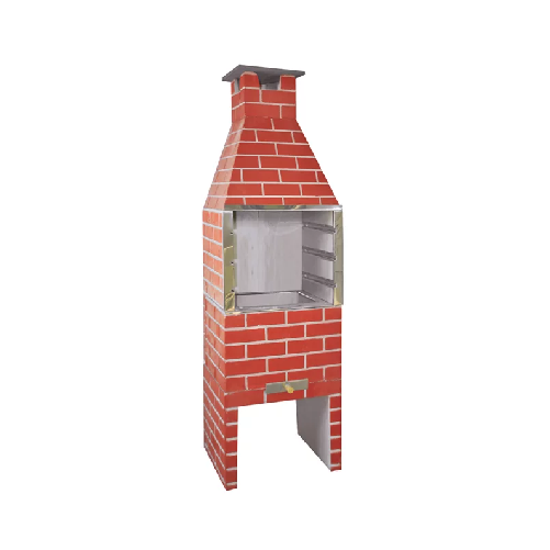 CHURRASQUEIRA PREMOLD C/GR VERMELHA 65 M PRINCESINHA