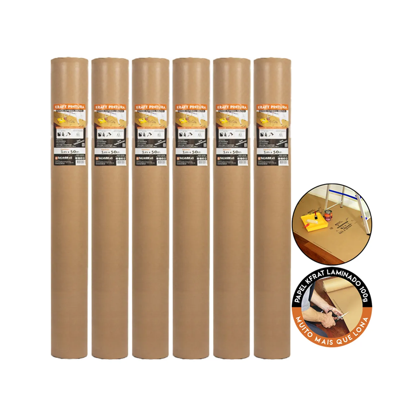 KRAFT PINTURA 1,00M X 25M SALVABRAS