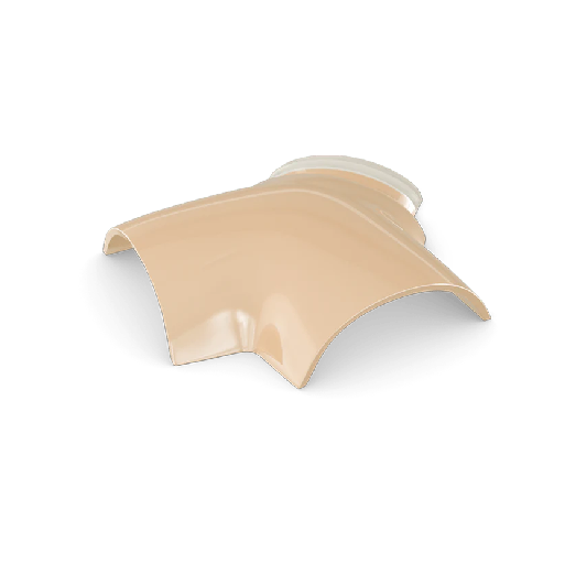 CUMEEIRA ESMALTADA 3VIAS MARFIM CERBRAS