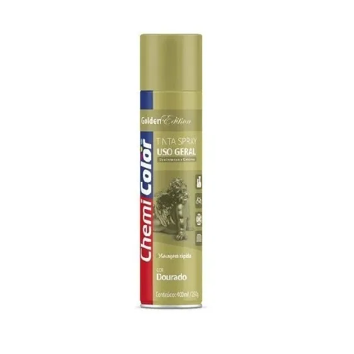 TINTA SPRAY DOURADO 400ML CHEMICOLOR