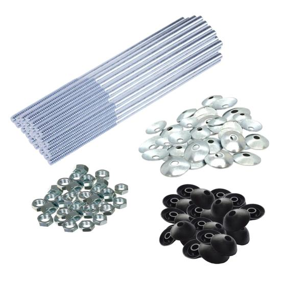 HASTE ALUM P/TELHA 1/4X30CM JOMARCA