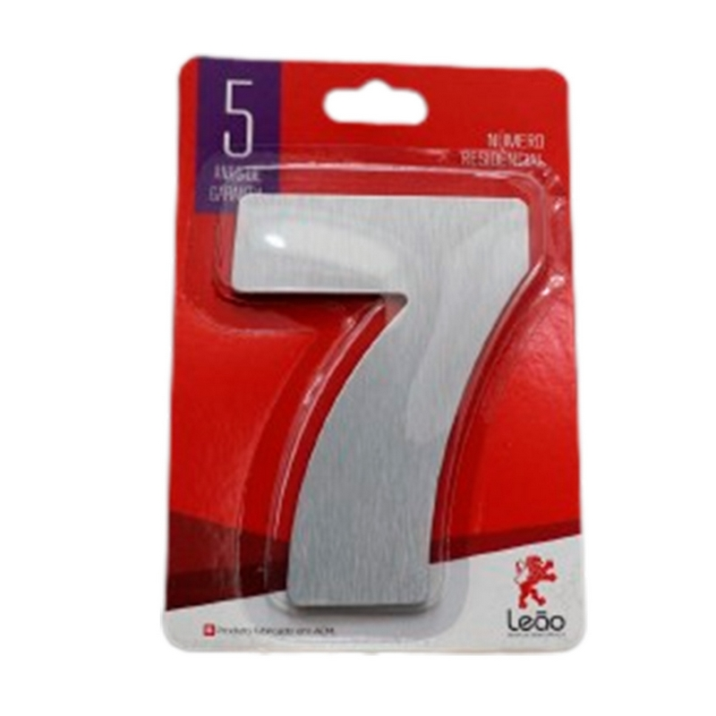 ALGARISMO ACM ESC N¦ 7 12CM LEÃO