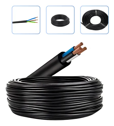 CABO FLEX PP 3X4,0MM CARR 1MT LUZZANO