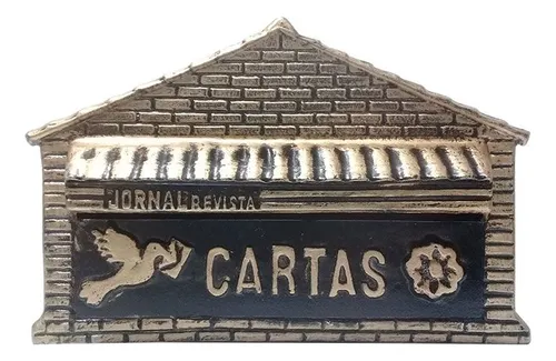 CAIXA CORREIO C/PROT INTERF METAL CARTAS