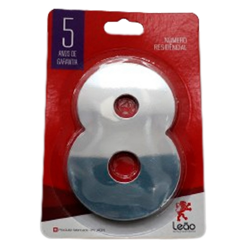 ALGARISMO ACM ESC N¦ 8 12CM LEÃO