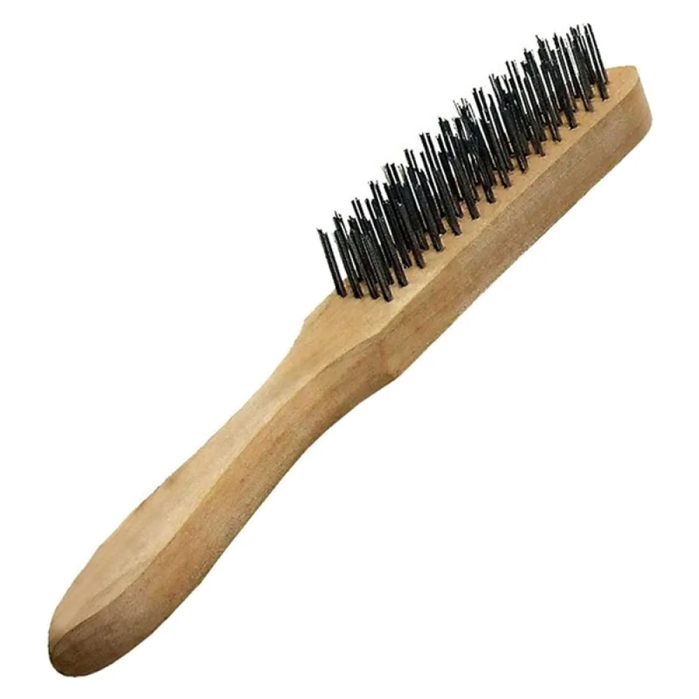 ESCOVA AÇO 17X4MM C/CABO MANDRAK