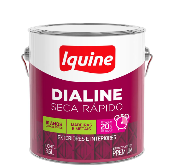 TINTA ES DIALINE VERDE FOLHA 3,6L IQUINE