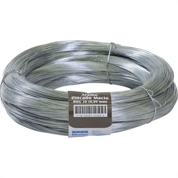 ARAME GALVANIZADO N¦ 20 MORLAN