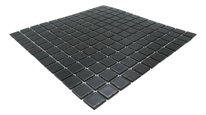 PASTILHA VIDRO COLOR 30X30 PRETO POINTER