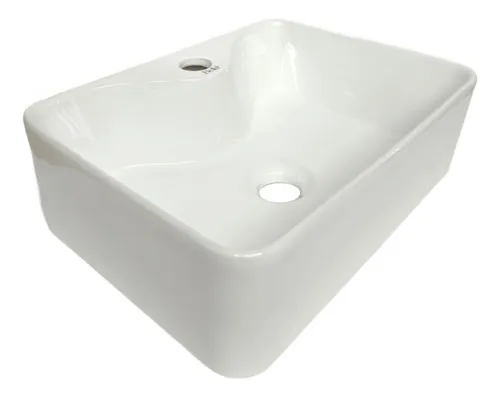 CUBA SOBREPOR DX APOIO BRANCA 60X38CM BELLA PIA