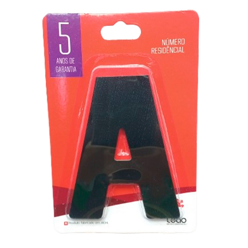 ALGARISMO ACM PT N¦ A 12CM LEÃO