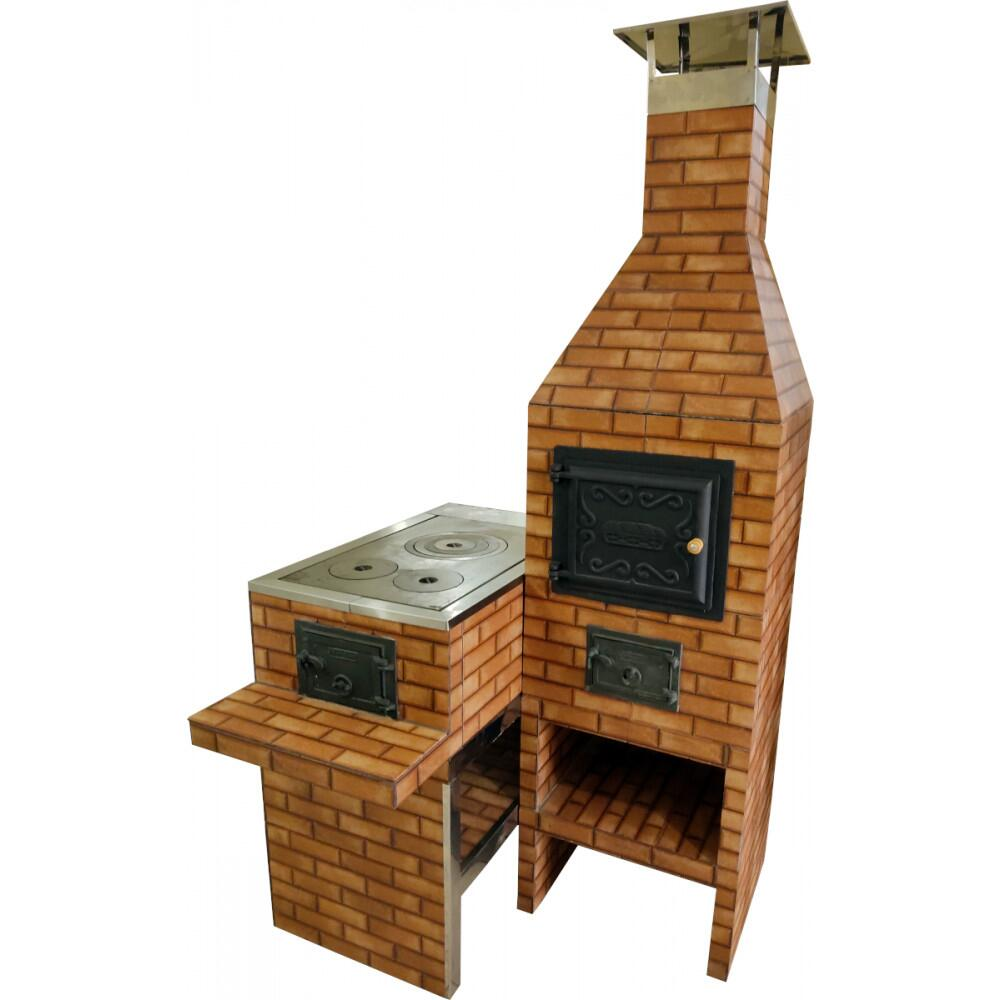 FORNO+FOGAO PREMOLD M MARROM PRINCESINHA