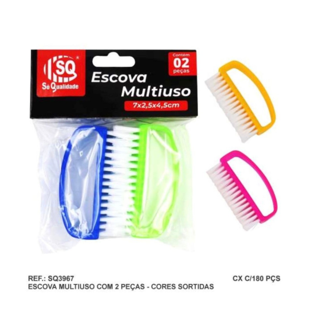 ESCOVA MULTIUSO 2PCS SQ