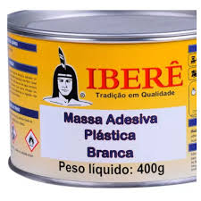 ADESIVO MASSA PLASTICA BRANCA 400G IBERE