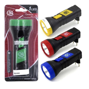 LANTERNA 3LEDS 16CM SQ