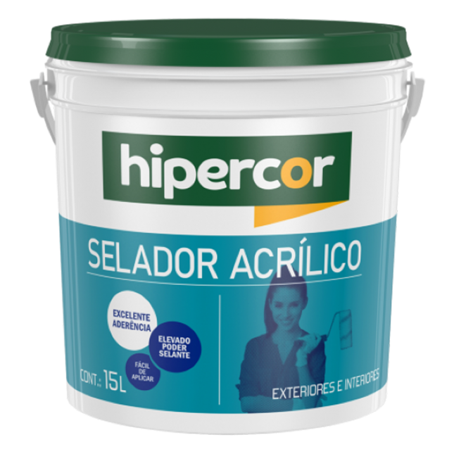 SELADOR ACRILICO BALDE 15L HIPERCOR