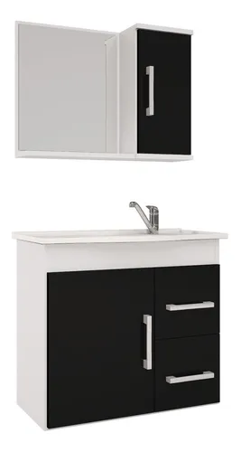 GABINETE WC+ESP VIX BC/PT 65X60CM MGM