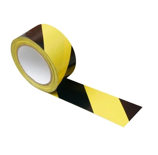 FITA DEMARC ZEBRADA PRETO/AMARELO 48MMX30MT KAPAZI