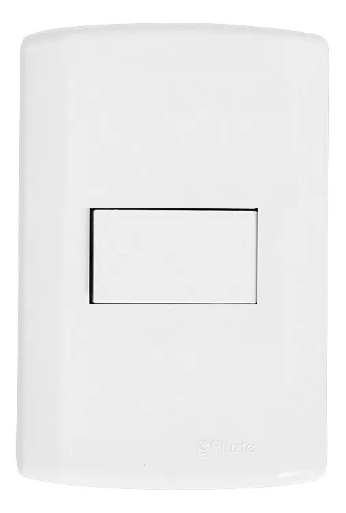 CONJUNTIO INTERRUPTOR SIMPLES MODULAR PLUZIE