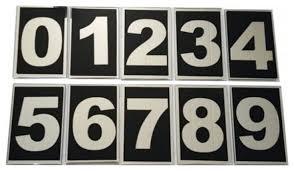 ALGARISMO VIDRO PRETO N° 4 10X15 SUPER VIDROS