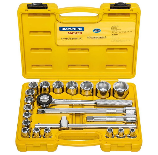 MALET C/SOQ+ACESS SEXT 22PC TRAMONTINA