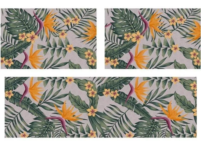 KIT TAPE KASA FLORAL MOSTARDA KAPAZI