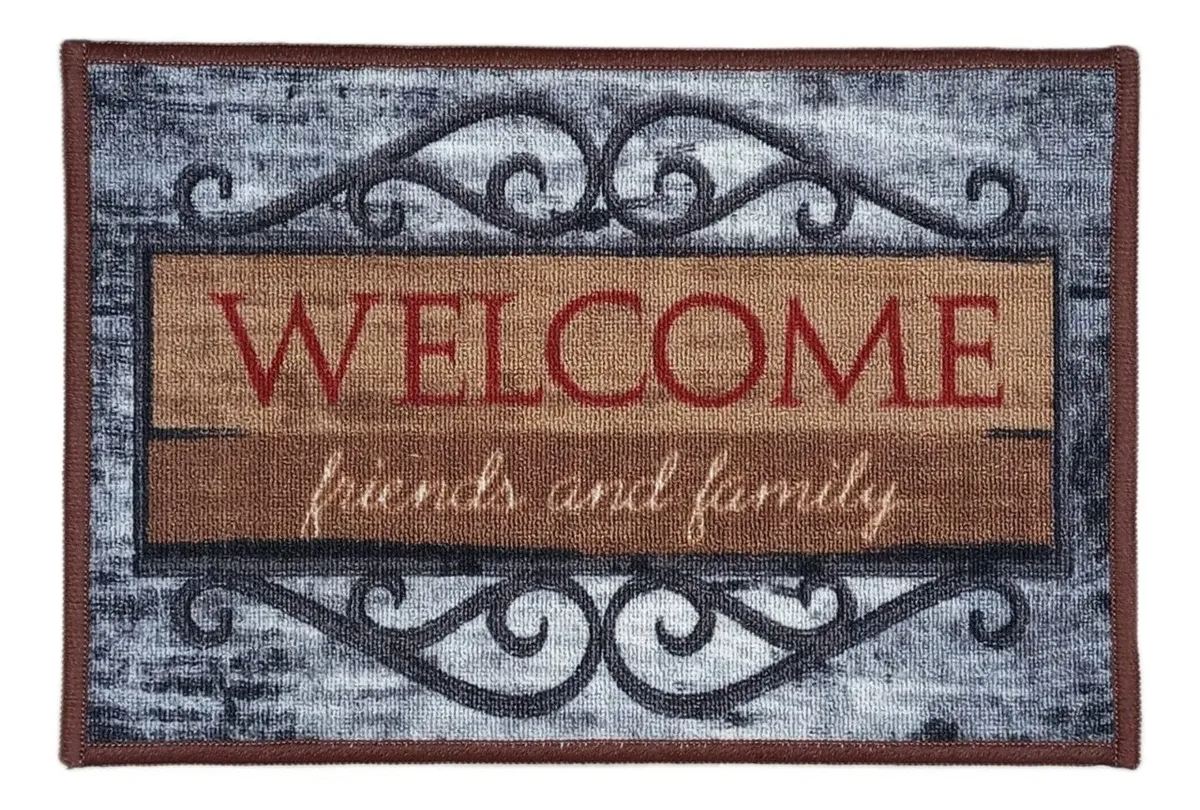 TAPETE KASA BEM-VINDO AMI&FAM 40X60CM KAPAZI