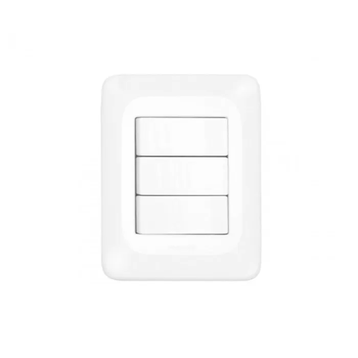 CONJUNTO 3 INTERRUPTOR SIMP POP 4X2 PIAL